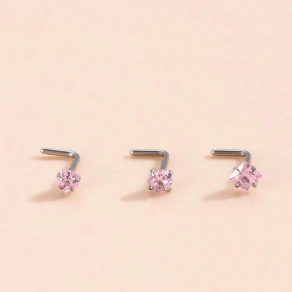 3 Nose Rings